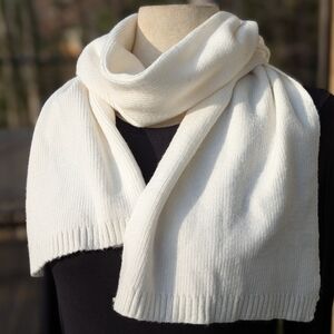 White Winter Scarf